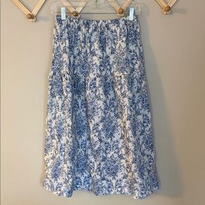 Cottagecore circle a line zephyr skirt